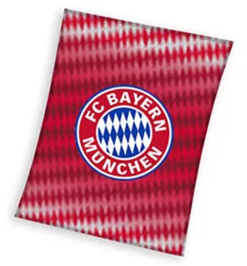 FC Bayern München Korallen-Fleecedecke 130 x 170 cm, 240 Produktbild 