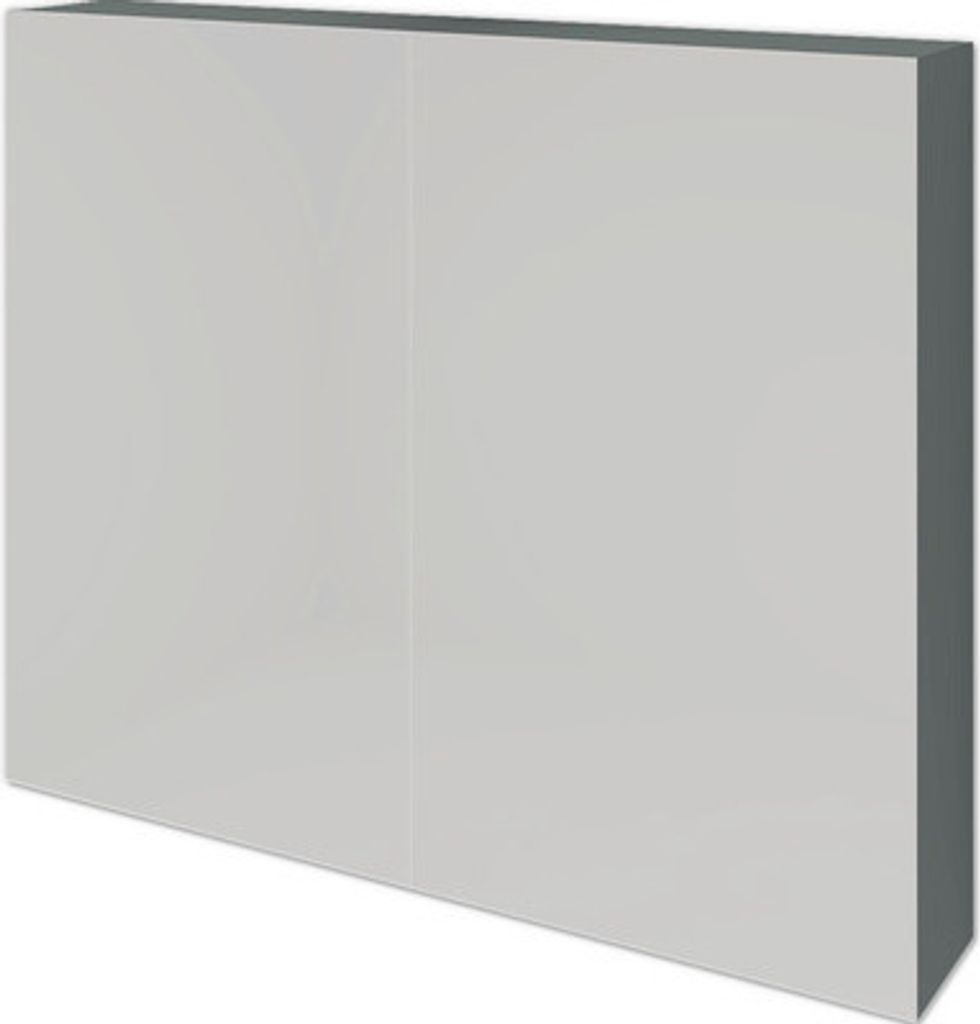 Spiegelschrank Sanox 80 x 13 x 65 cm petrol 2-türig Produktbild 