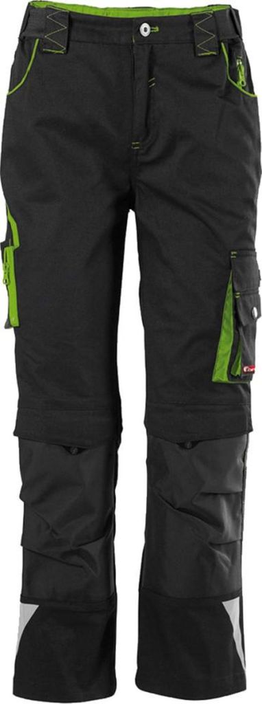 Fortis Performance FORTIS Kids Bundhose 24, schw./limegreen,Gr122-128