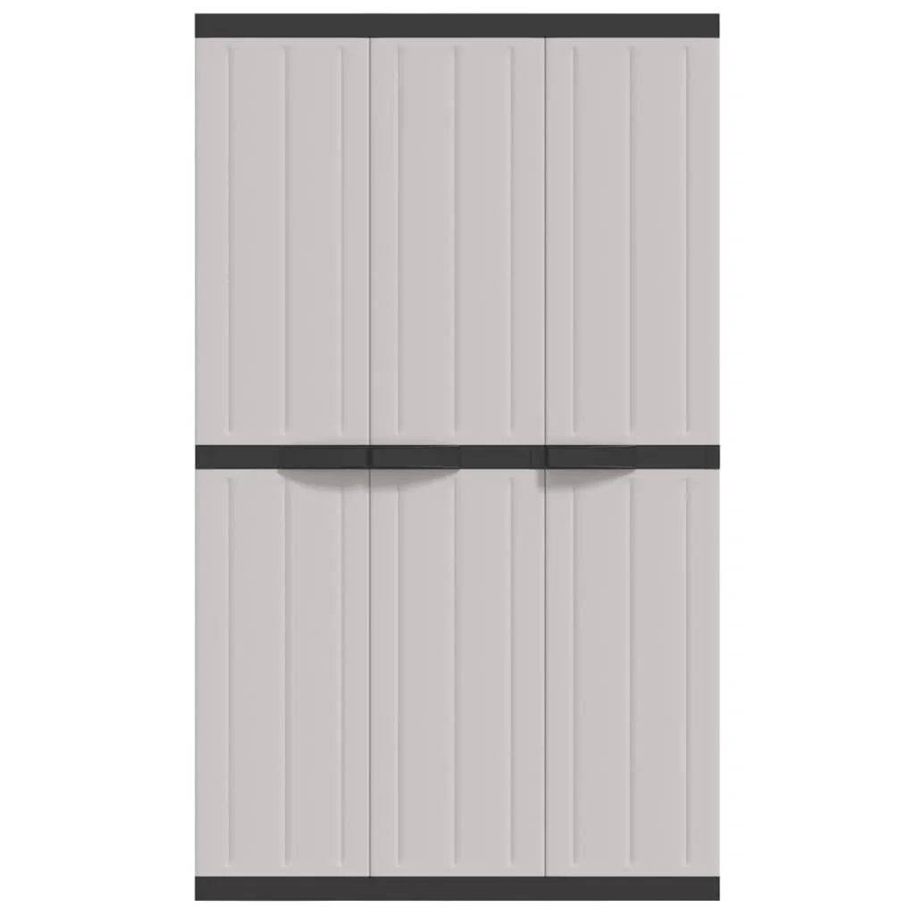 Armoire de jardin étanche 165 cm en PP pour protéger vos outils du vol - 4