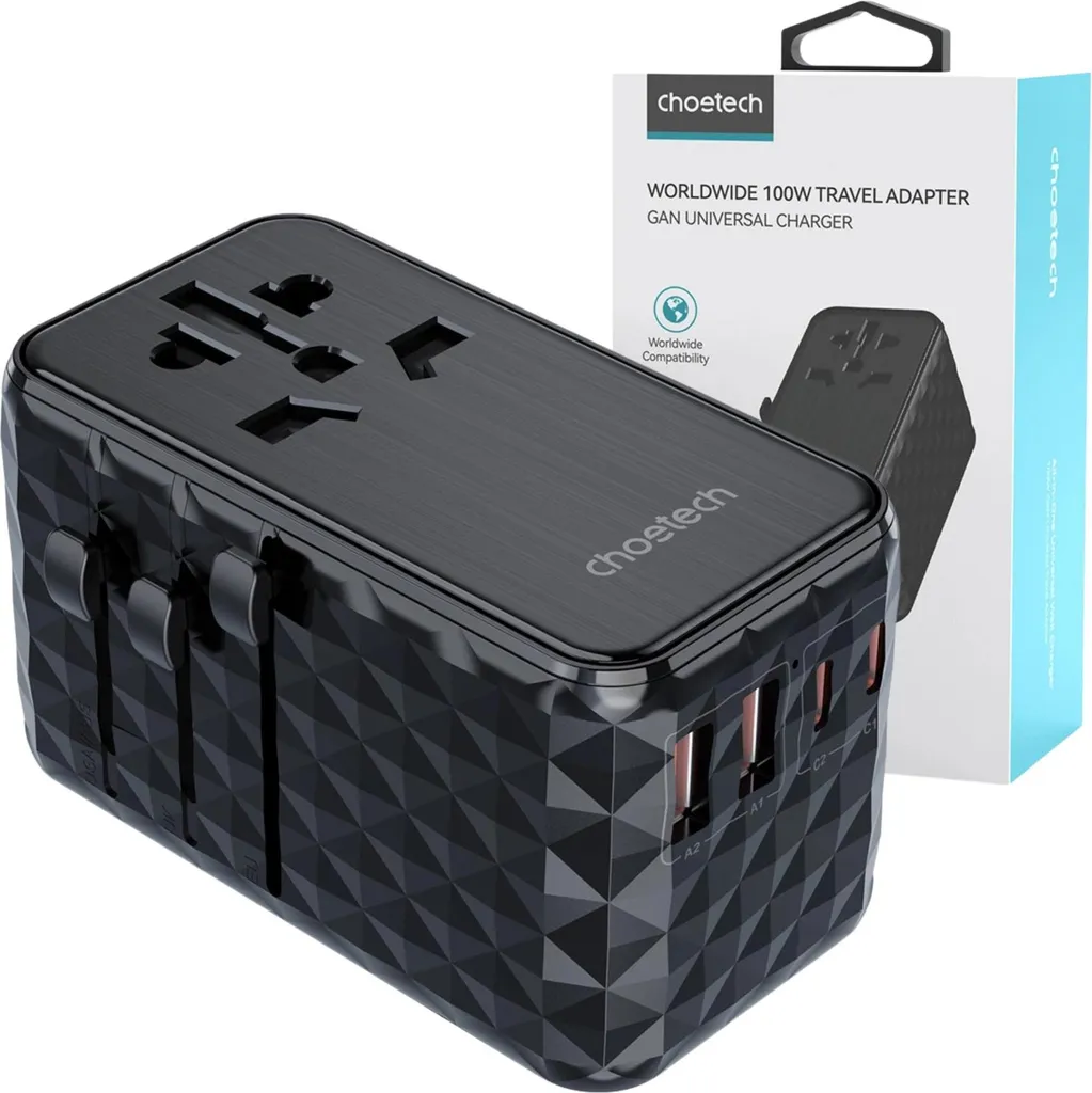 Choetech PD6028 100W GaN: Adattatore Universale per Business Class
