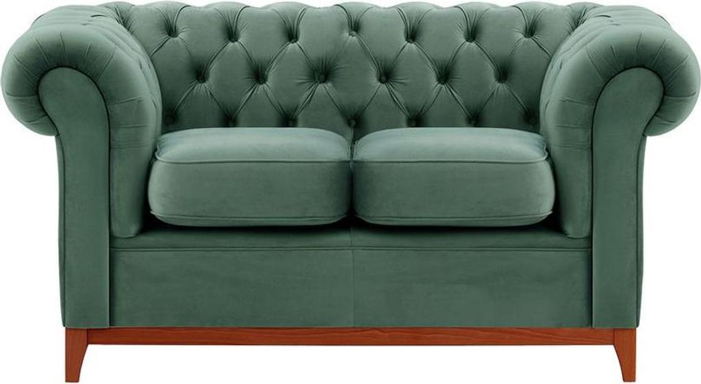 Zweisitzer-Sofa Chesterfield Wood-Velluto 12-aveo