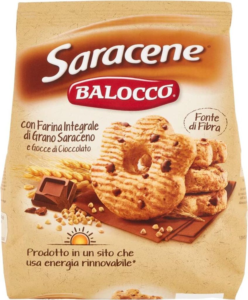 Balocco Saracene Biscotti con grano saraceno e gocce di Produktbild 