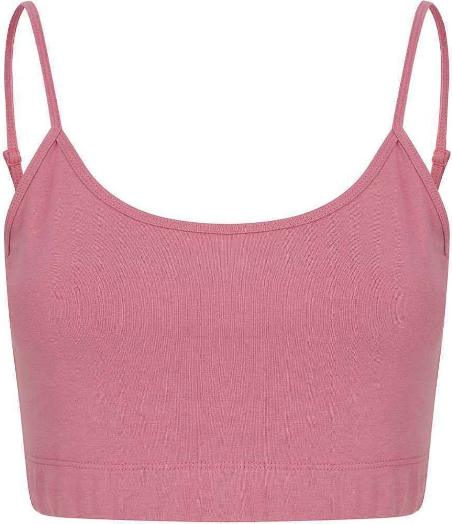 SF - Trägerhemd kurz geschnitten für Damen PC4931 (S) (Altrosa)