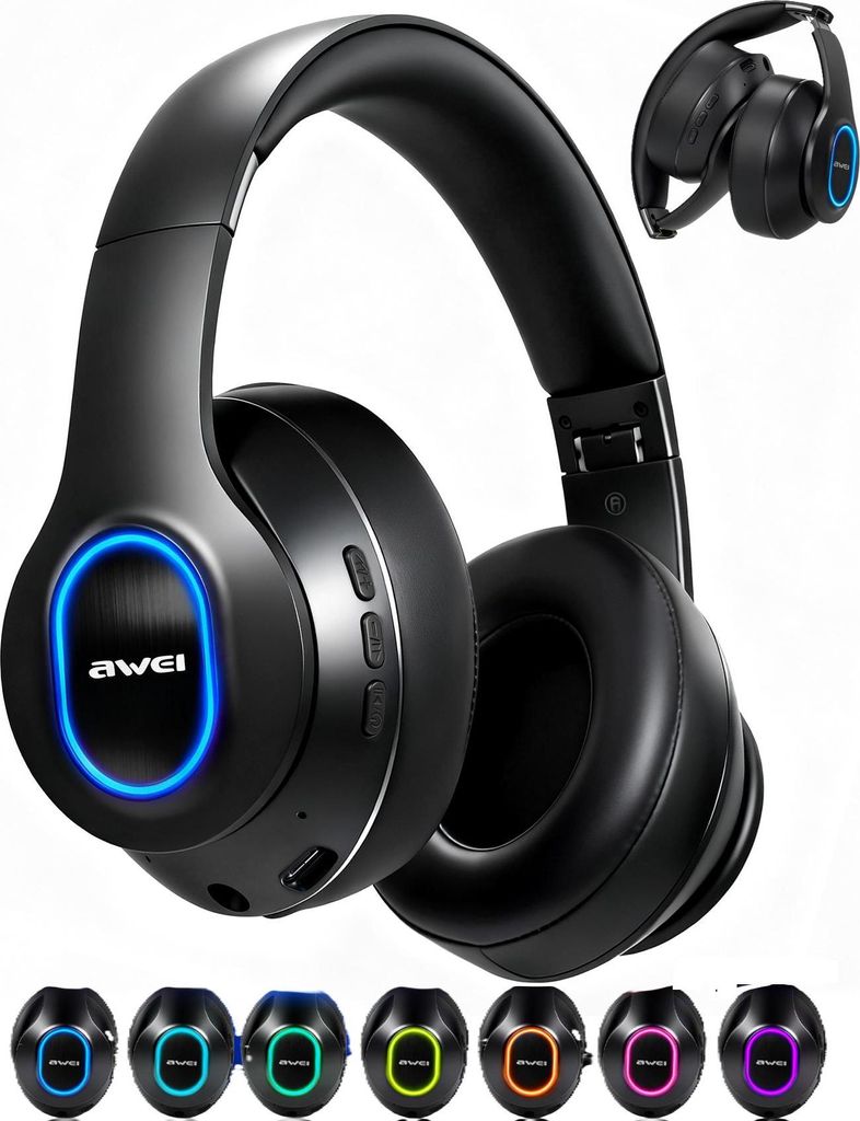 Ear Kopfhörer, Faltbarer Bluetooth 5.3 Kopfhörer mit 12 h Produktbild 