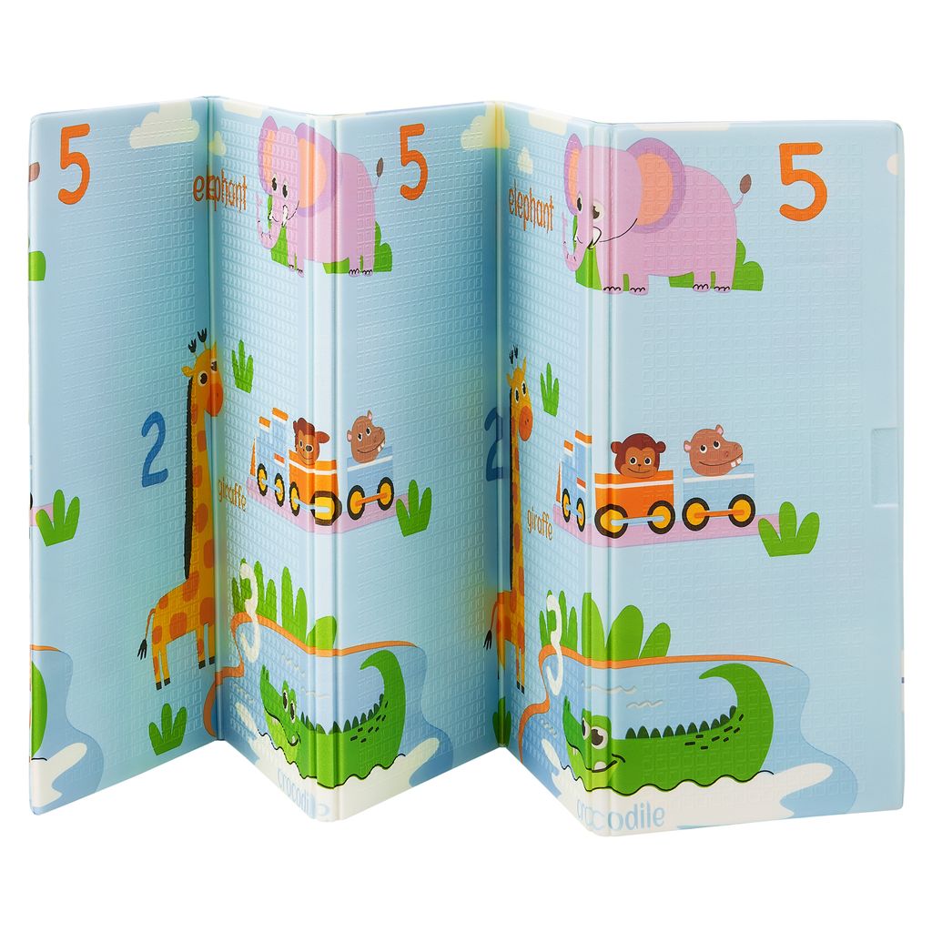 Juskys Kinder Spielmatte Stella 180x200 cm Tiere - XXL Produktbild 