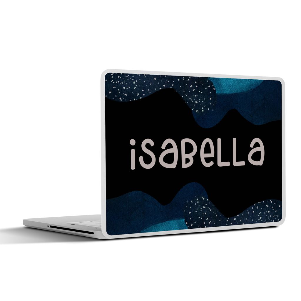 MuchoWow Laptop Aufkleber Sticker Cover Isabella - Pastell - Mädchen 31x22.5 cm - Laptop-Deko