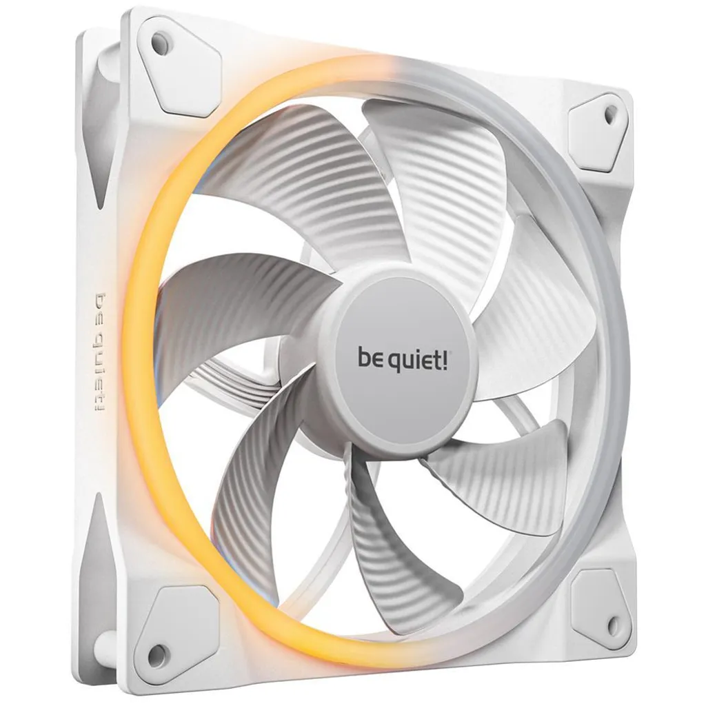 Ventilateur 140mm Flux Inversé pour Boîtier PC Gaming Blanc ARGB PWM