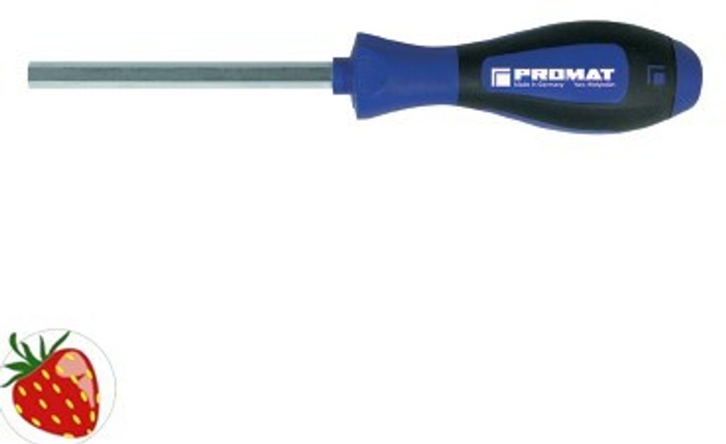 Schraubendreher 6KT SW2,5mm m.Mehrkomp.-Heft PROMAT