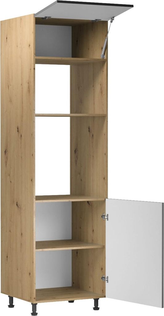 Gerätehochschrank für Ofen und Mikrowelle Einbauschrank für Küchengeräte