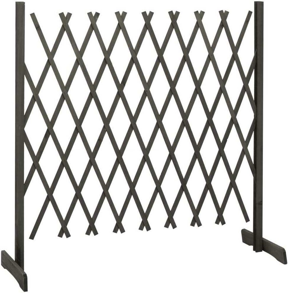vidaXL Ogrodowy płot wspinaczkowy szary 180x100 cm z litego Zdjęcie produktu 