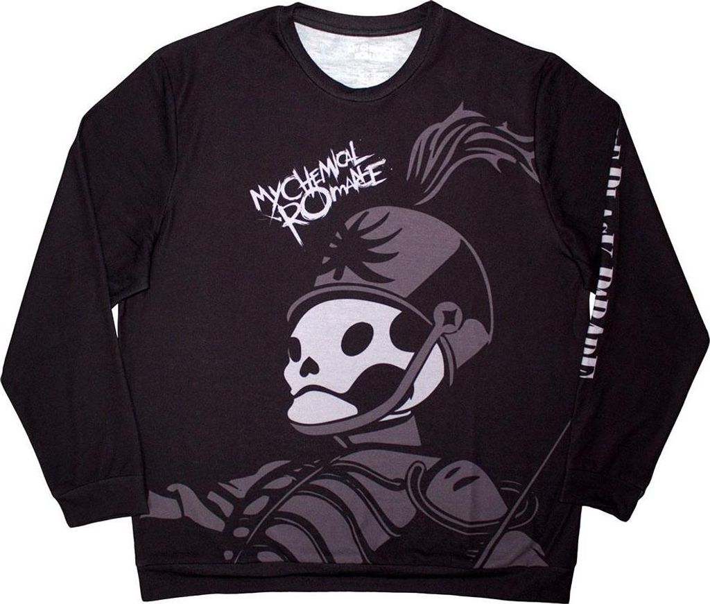 My Chemical Romance - "Pepe" T-Shirt für Herren/Damen Uni Langärmlig RO14203 (XL) (Schwarz)