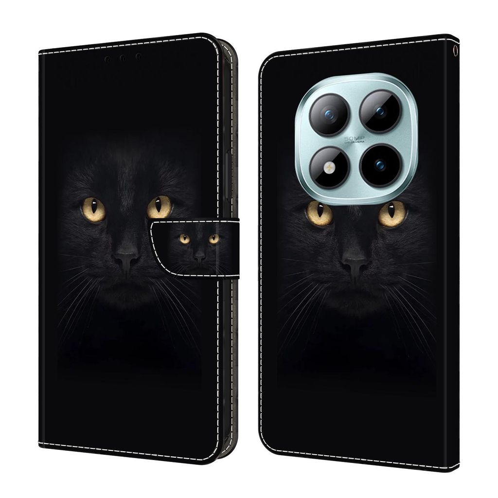 CLM-Tech Handyhülle kompatibel mit Xiaomi Redmi Note 15 Pro 5G 6,83 Zoll Hülle - Tasche aus Kunstleder - Klapphülle mit Ständer und Kartenfäch...
