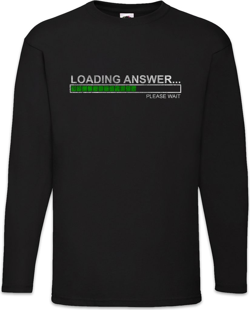 Urban Backwoods Loading Answer, Langarm T-Shirt, Farbe: Schwarz, Größe: 3XL