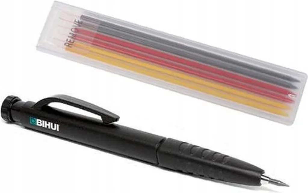 Crayon de chantier porte-mine Bihui TCM7 robuste avec mines de rechange