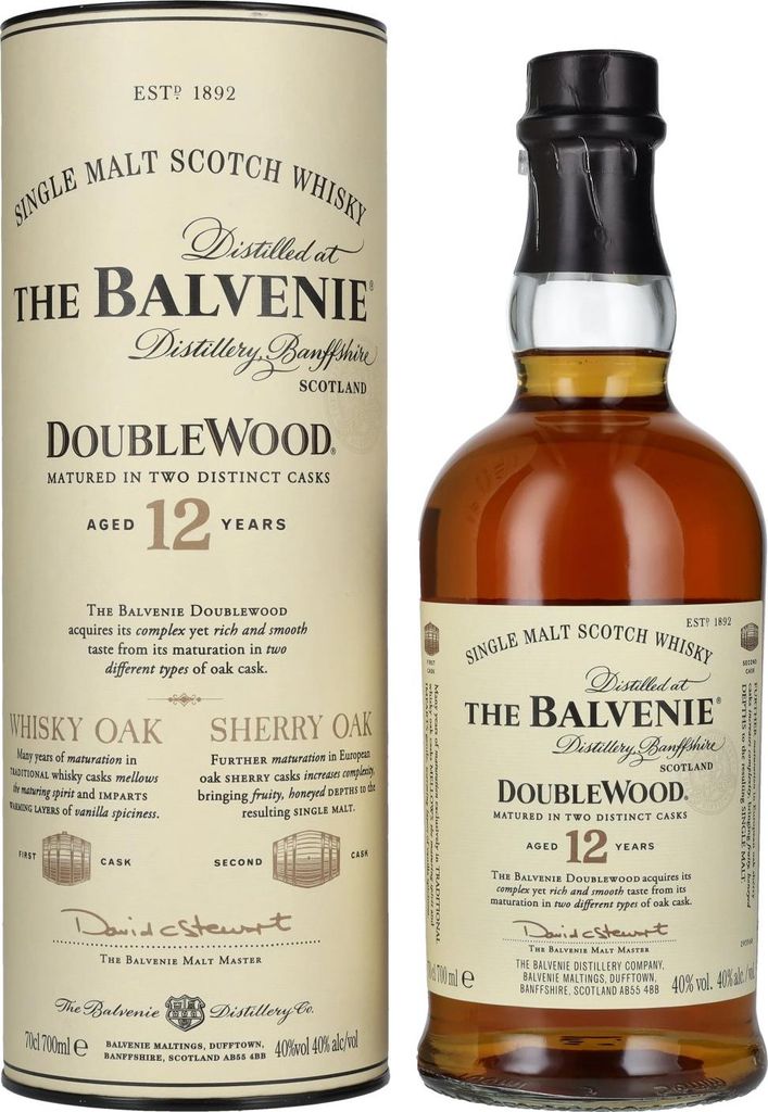 The Balvenie 12 Jahre Old Double Wood Single Malt Scotch Produktbild 
