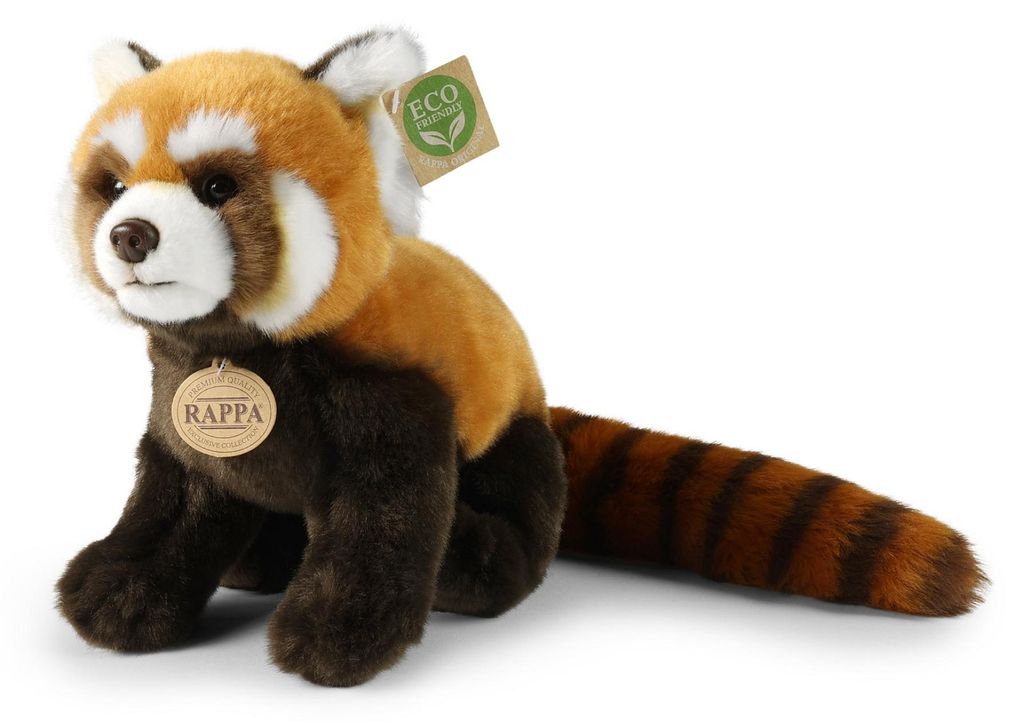 Panda en peluche rouge, 28 cm, ÉCOLOGIQUE Image du produit 