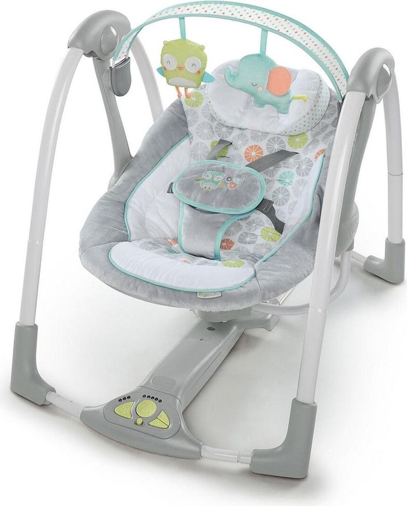 Ingenuity Swing ’n Go Portable Swing™ – Hugs & Hoots™ Produktbild 