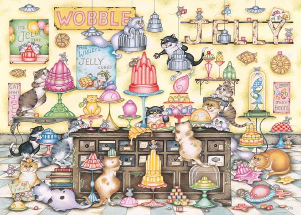 RAVENSBURGER Puzzle Katzenfutter 1000 dlks