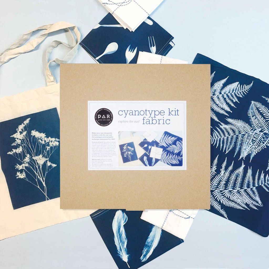Kit para imprimir telas con cianotipo - Creativos diseños Imagen del producto 