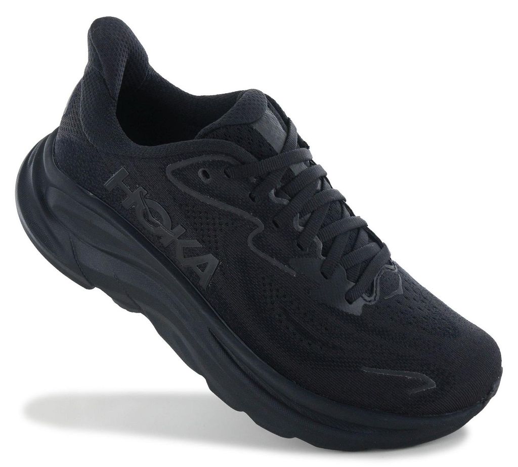 HOKA CLIFTON 10 W - Damen Laufschuhe Running Schuhe Schwarz 1162031-BBLC , EU 38 US 6.5