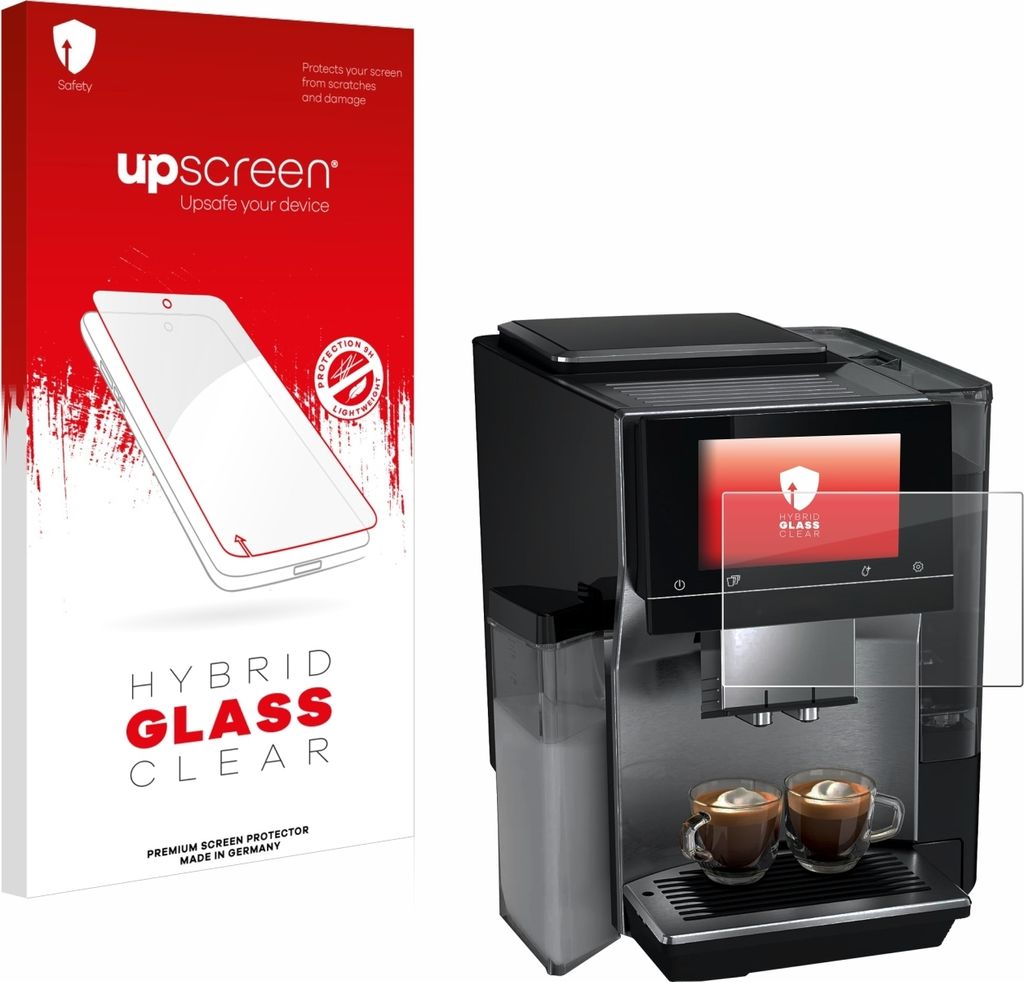 upscreen Schutzglas für Siemens EQ700 Schutzfolie Panzer Folie Glas Display Schutz klar