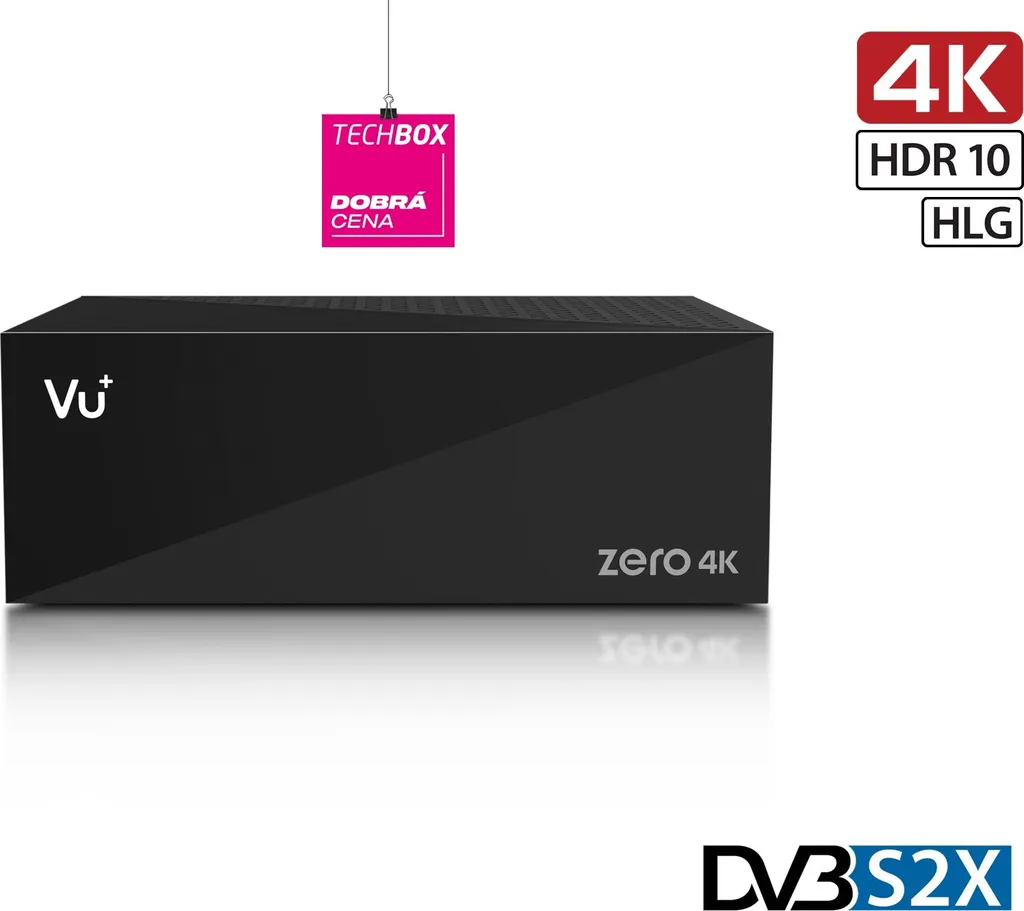 Vu+ Zero 4K Satellite UHD Nero - Minimalismo e Potenza Ultra HD per la tua Casa