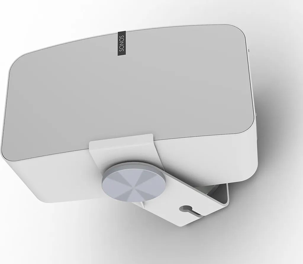 Fixation murale haut-parleur Multibrackets 1850 acier blanc ultra robuste - 4