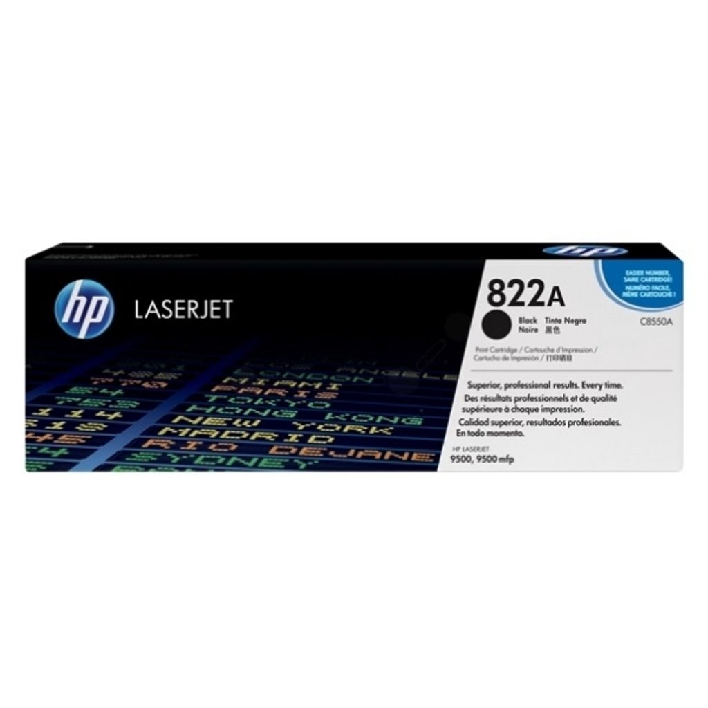 HP 822A Black Original LaserJet Toner Cartridge, 25000 Seiten, Schwarz, 1 Stück(e)