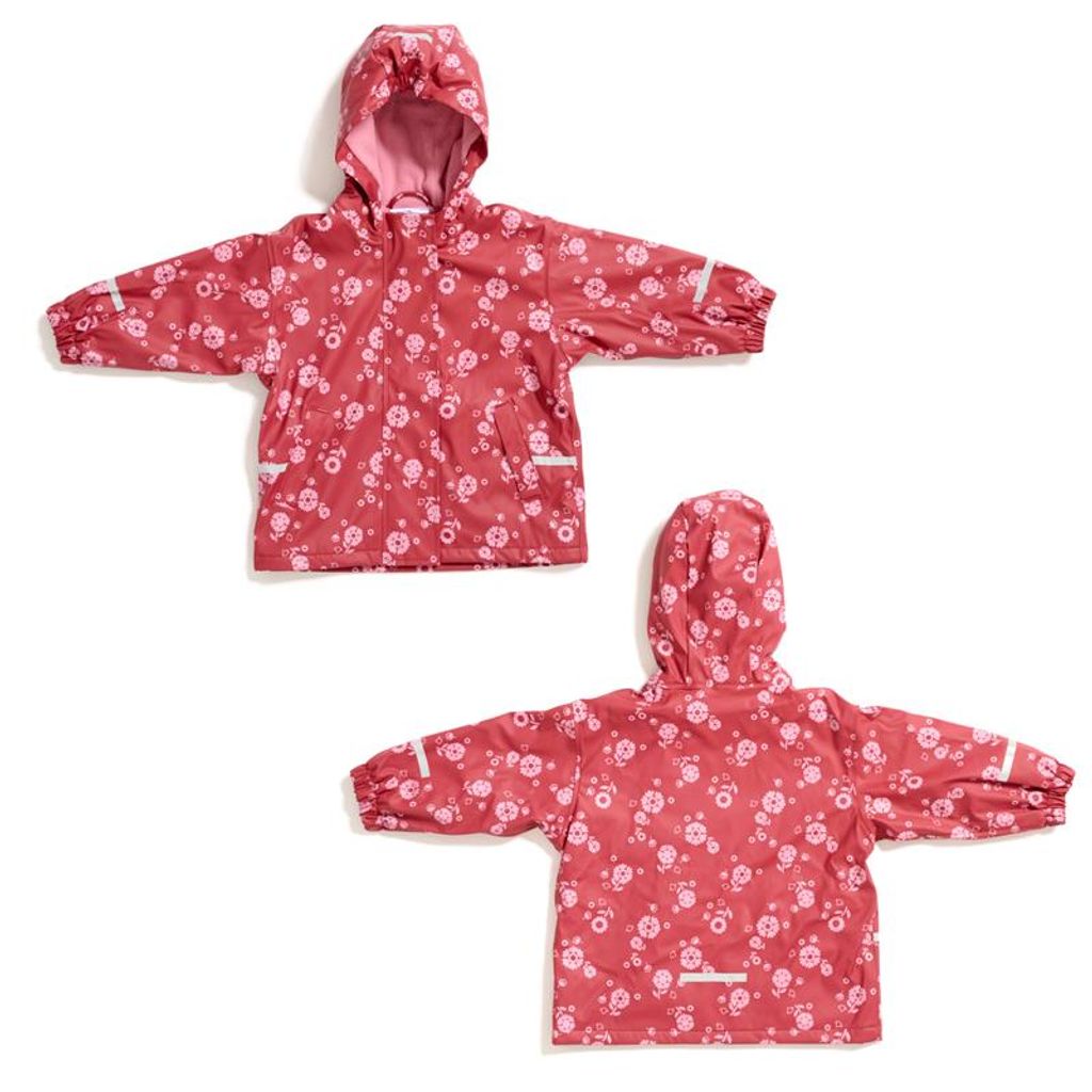 Regenjacke für Kinder | mit Fleece gefüttert |  | winddicht Produktbild 2