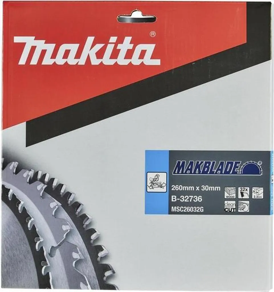 Sega Makita MAKBLADE. 260x30x32Z B-32736 - 2