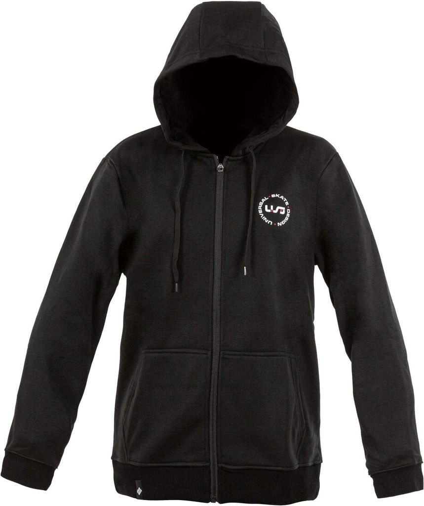 USD Bekleidung Heritage Zip Hoodie, schwarz für Damen und Herren