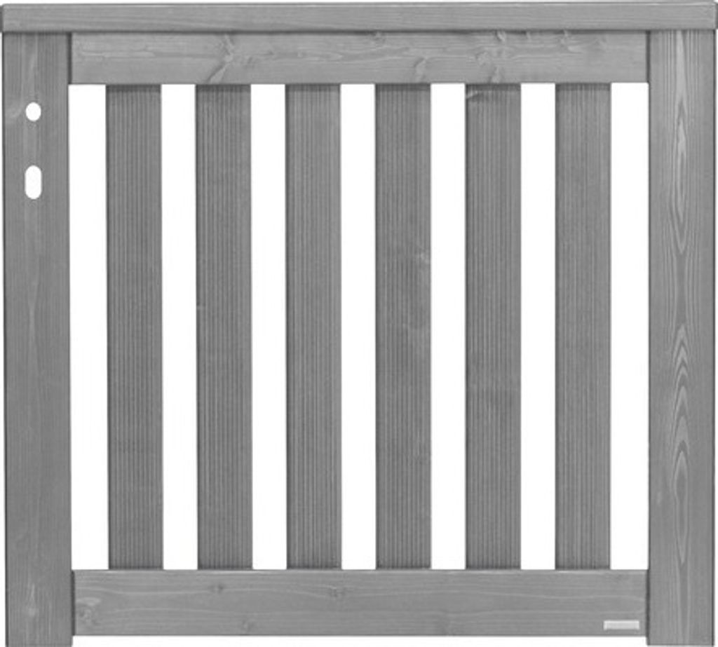 Einzeltor Konsta Girona mit Schloßfräsung, Gefertigt nach DIN Richtung: Links, 100 x 90 cm hellgrau