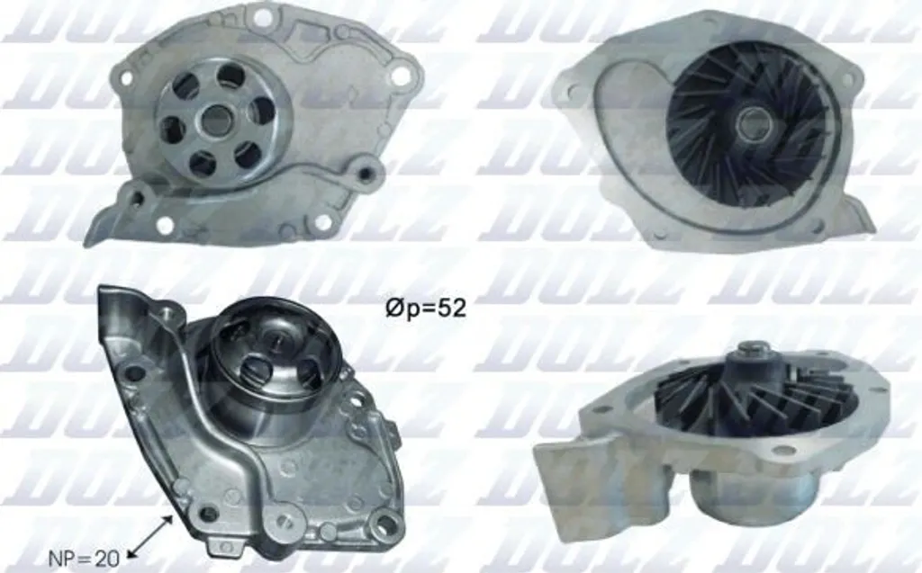 Pompe à eau de remplacement Scenic 1.9 dCi - Entretien kit moteur