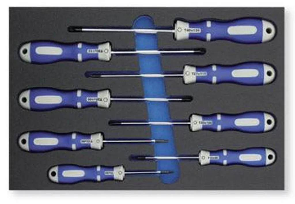 Bernese 240294 Jeu de tournevis Torx 8-DLG en boîte carton robuste