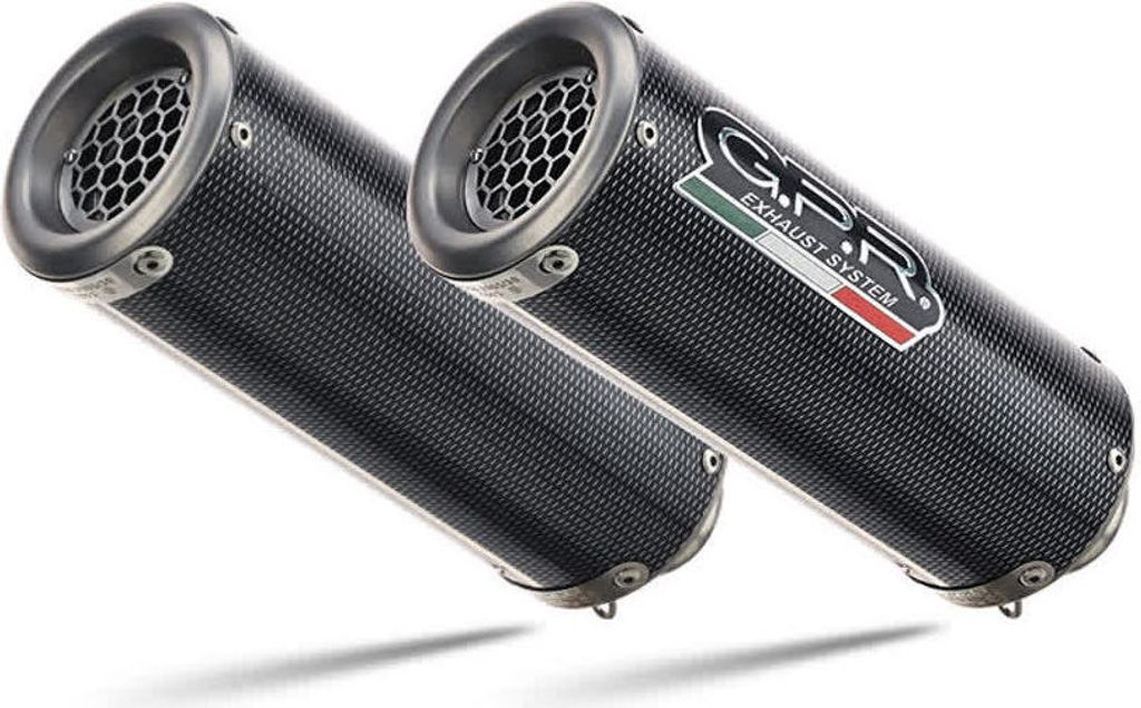 GPR M3 Poppy Slip-on Auspuffanlagen genehmigt für Triumph Speed Triple 1050 2011-2015