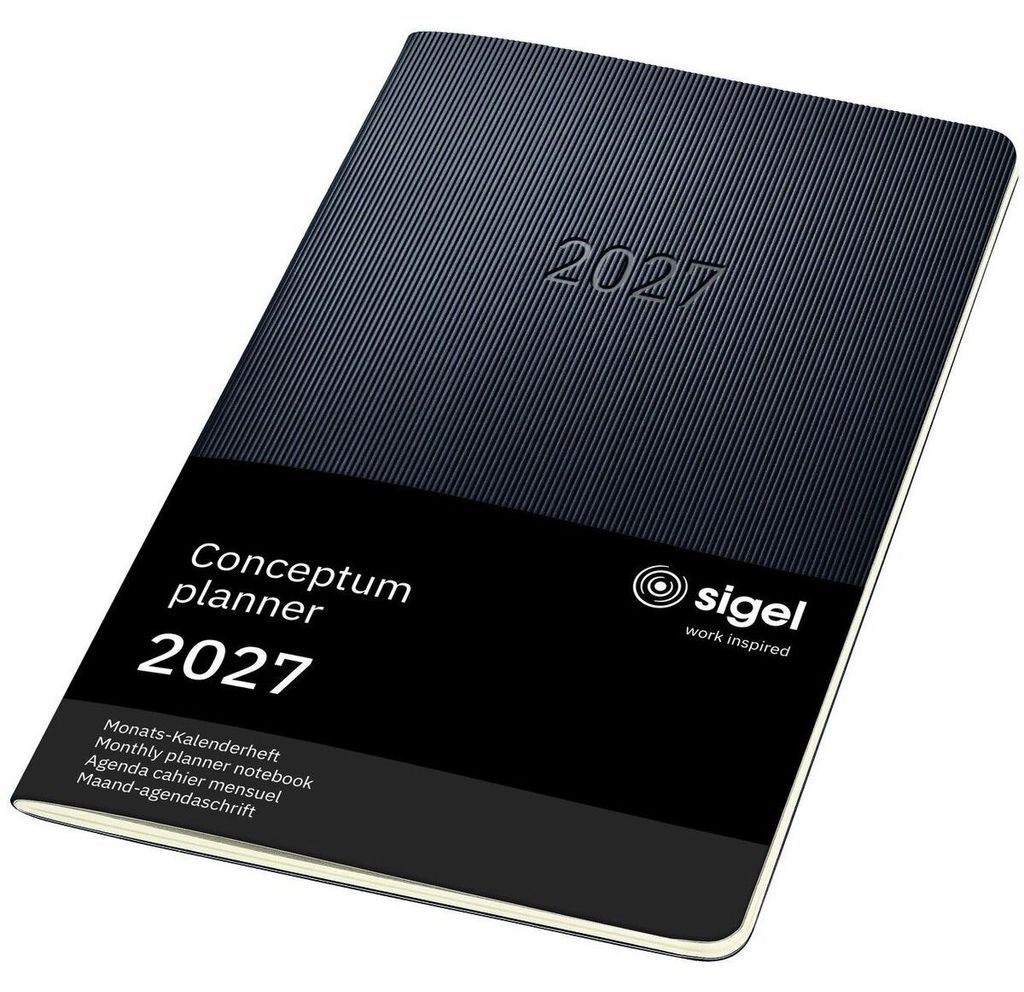 SIGEL Monats-Kalenderheft 2027 Conceptum - A5 - Softcover Produktbild 