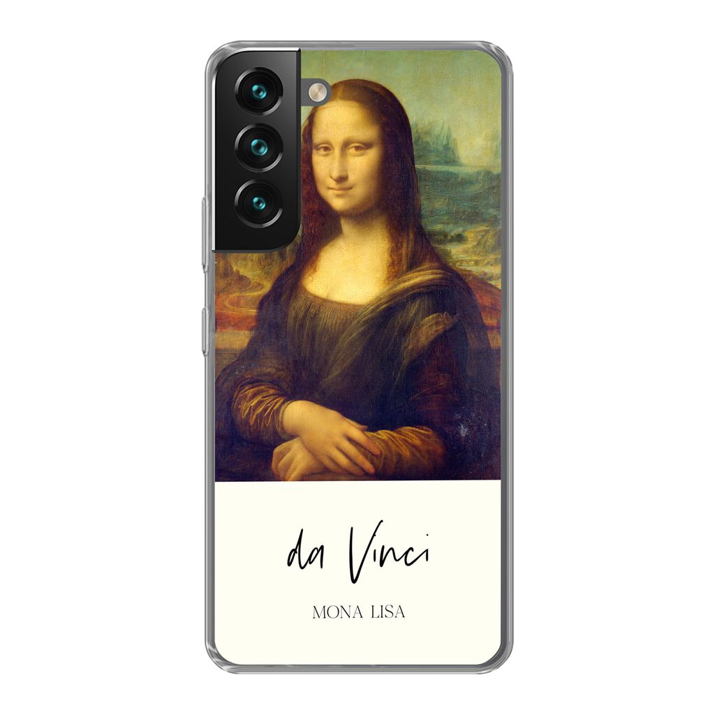 MuchoWow Handyhülle Schutzhülle Hülle für Samsung Galaxy S22 Plus Mona Lisa - Leonardo da Vinci - Alte Meister Silikon Softcase Handy Hülle ...
