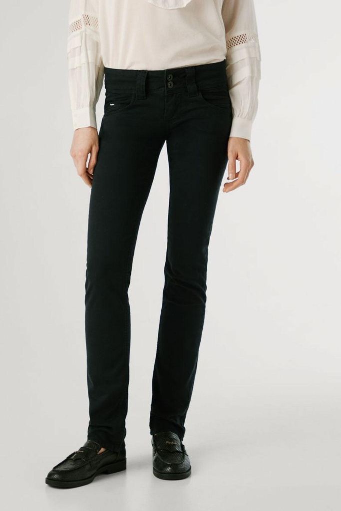 Pepe Jeans Venus Hosen Schwarz 26 / 34 Damen Schwarz 26