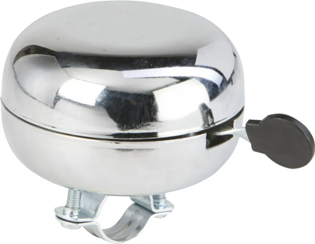 Sonnette velo retro fischer chrome solide contre la rouille