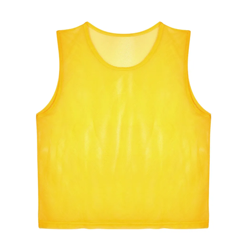 Gilets d'entraînement de football lot de 12 chasubles respirantes Pro