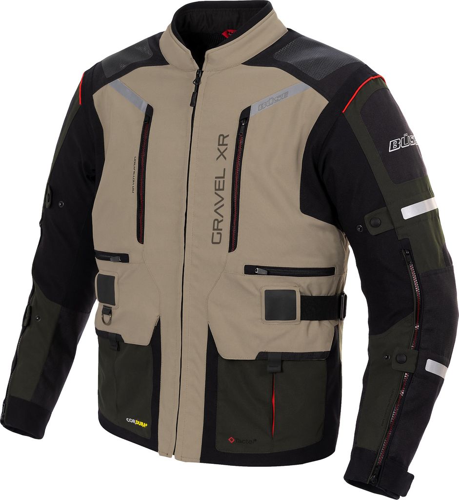 Büse Gravel XR Textiljacke Sand 62