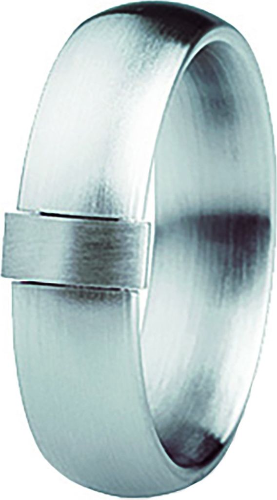 111514G52, 111514G53, 111514G57 Bandring mit Navette aus Edelstahl massiv XEN