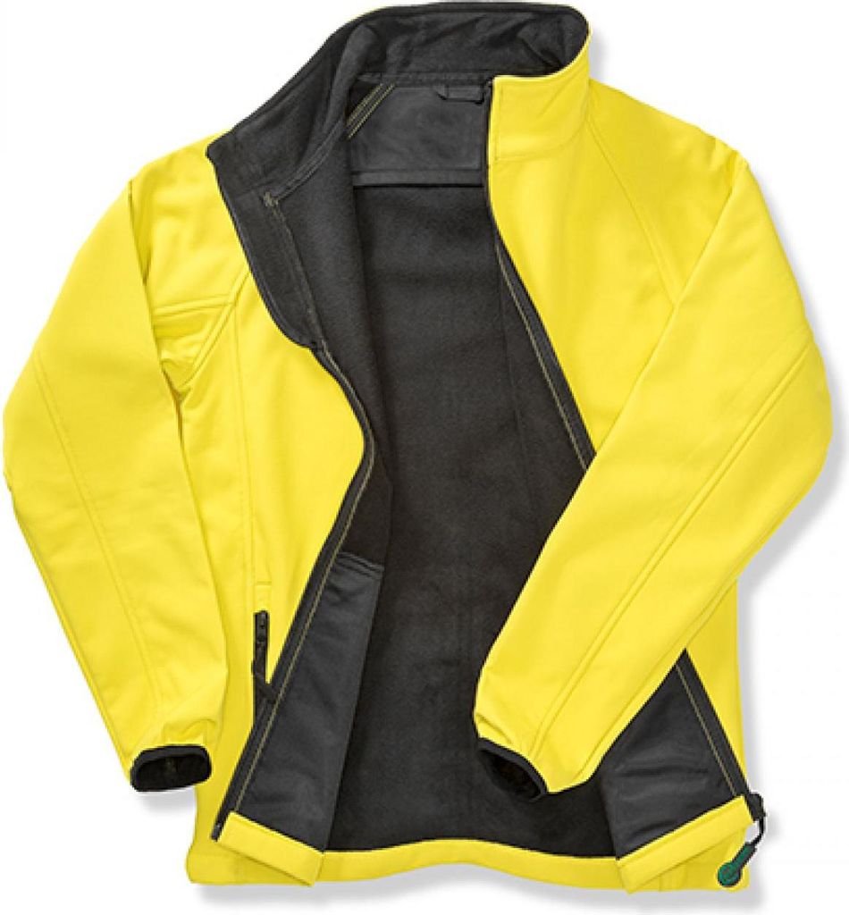 Result Core R231M | Herren Printable Soft Shell Jacket - Farbe: Yellow/Black - Größe: S