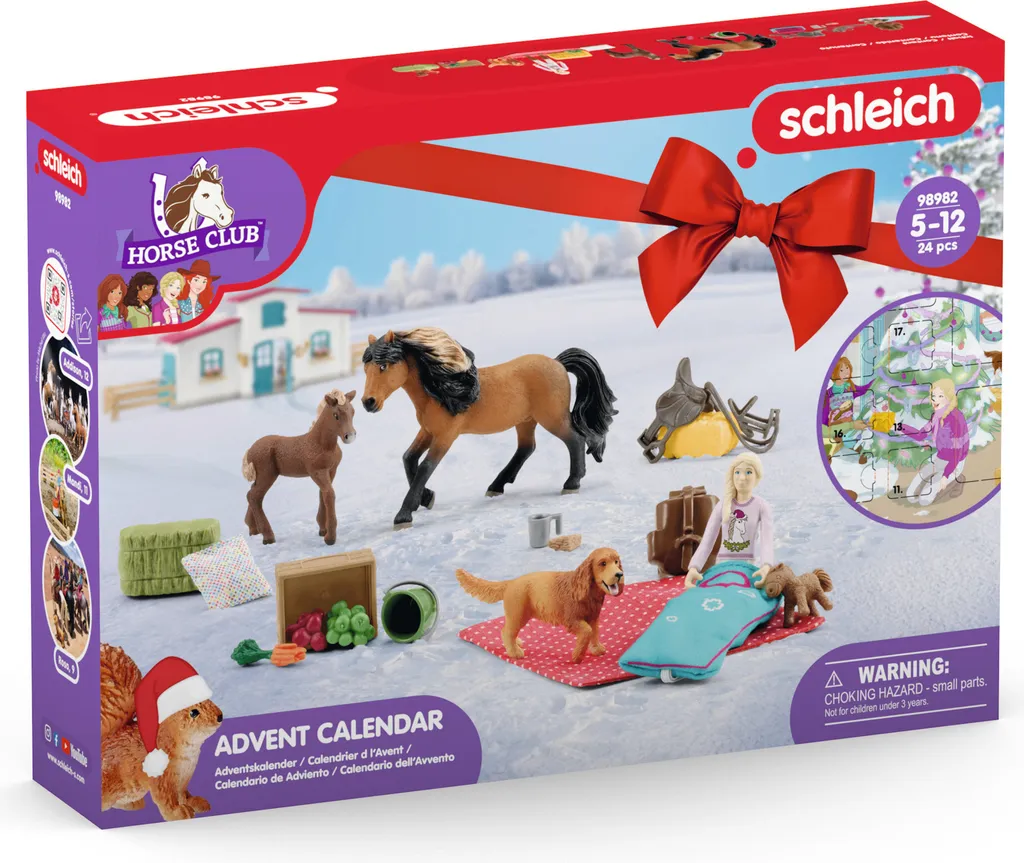 Schleich Calendrier de l'Avent 2023 : Figurine Animaux de la Ferme