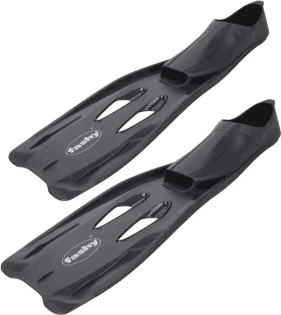 Palmes de natation courtes noir pointure 33-34 confort et glisse