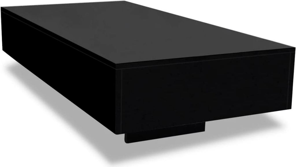 Table basse noir brillant Image du produit 