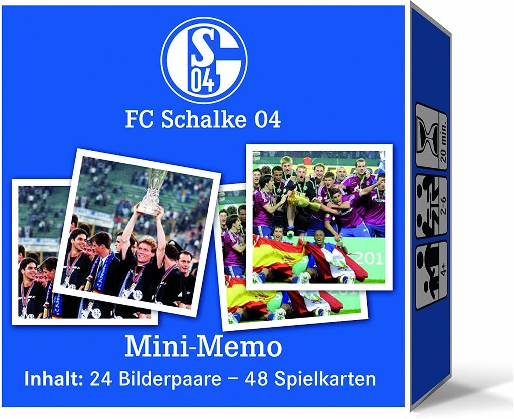 Teepe Verlag 22596930 - Schalke 04 Mini-Memo Spiel Produktbild 