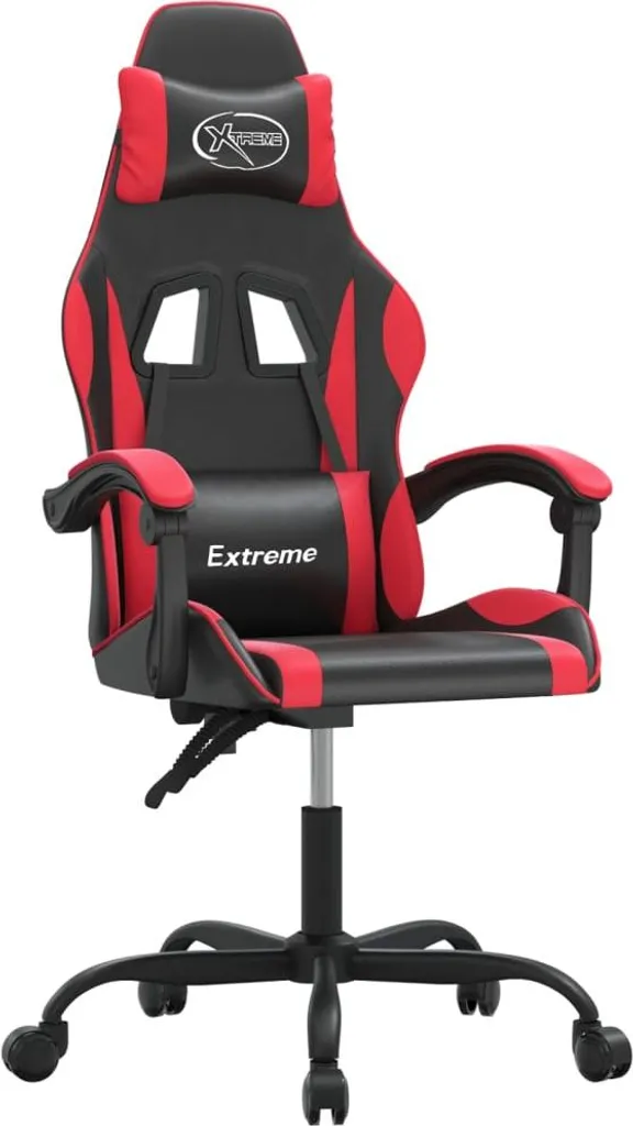 Sedia da Scrivania Gaming vidaXL Ecopelle Rossa - Ergonomia e Design