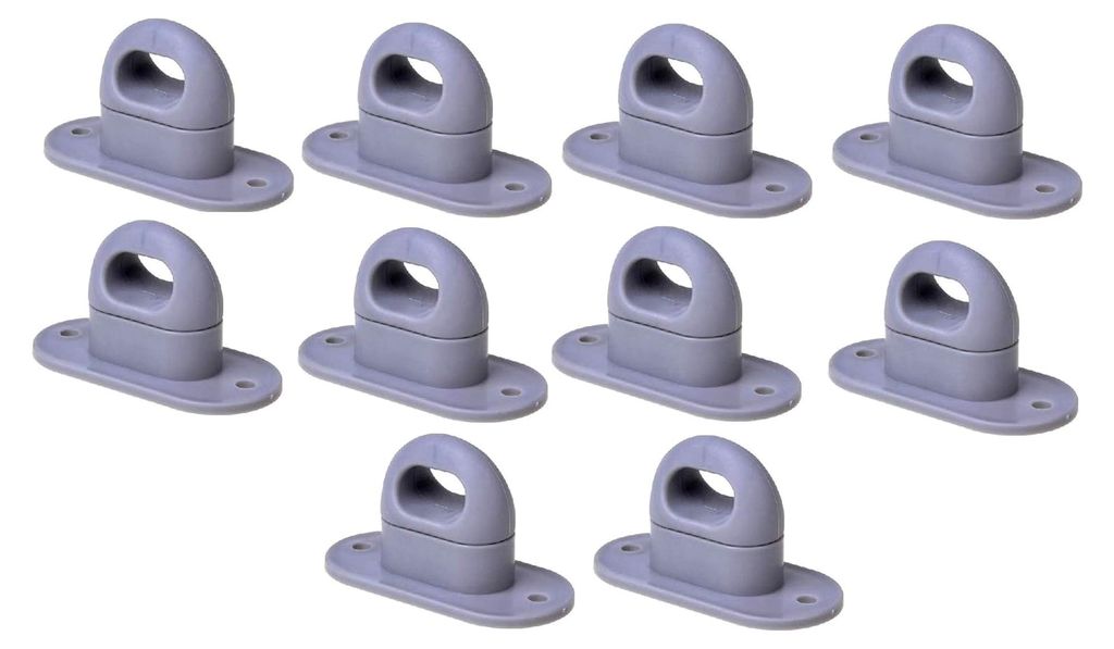 Drehverschluss aus Kunststoff für Ovalösen B 34 mm Planendrehverschluss Planenöse (Stück 10)